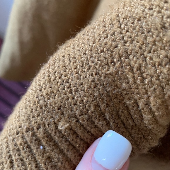 Chicwish Brown Mock-neck Sweater - Picture 3 of 5